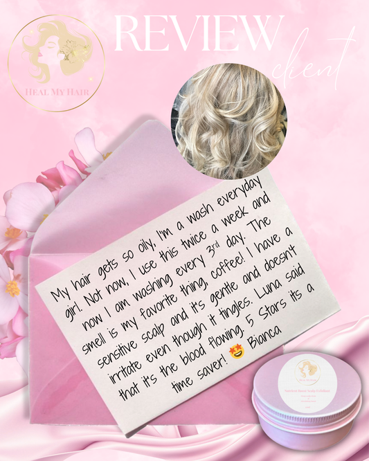 Nutrient Boost Scalp Exfoliant – Organic Scalp Care | Heal My Hair