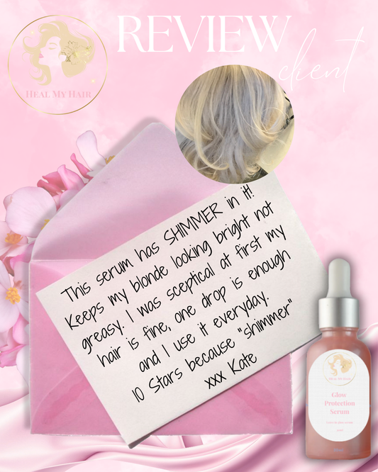 Glow Protection Serum – Lightweight Heat Protectant | Heal My Hair