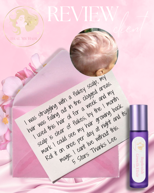 Replenish Growth Elixir – Organic Hair Growth Scalp Oil | Heal My Hair