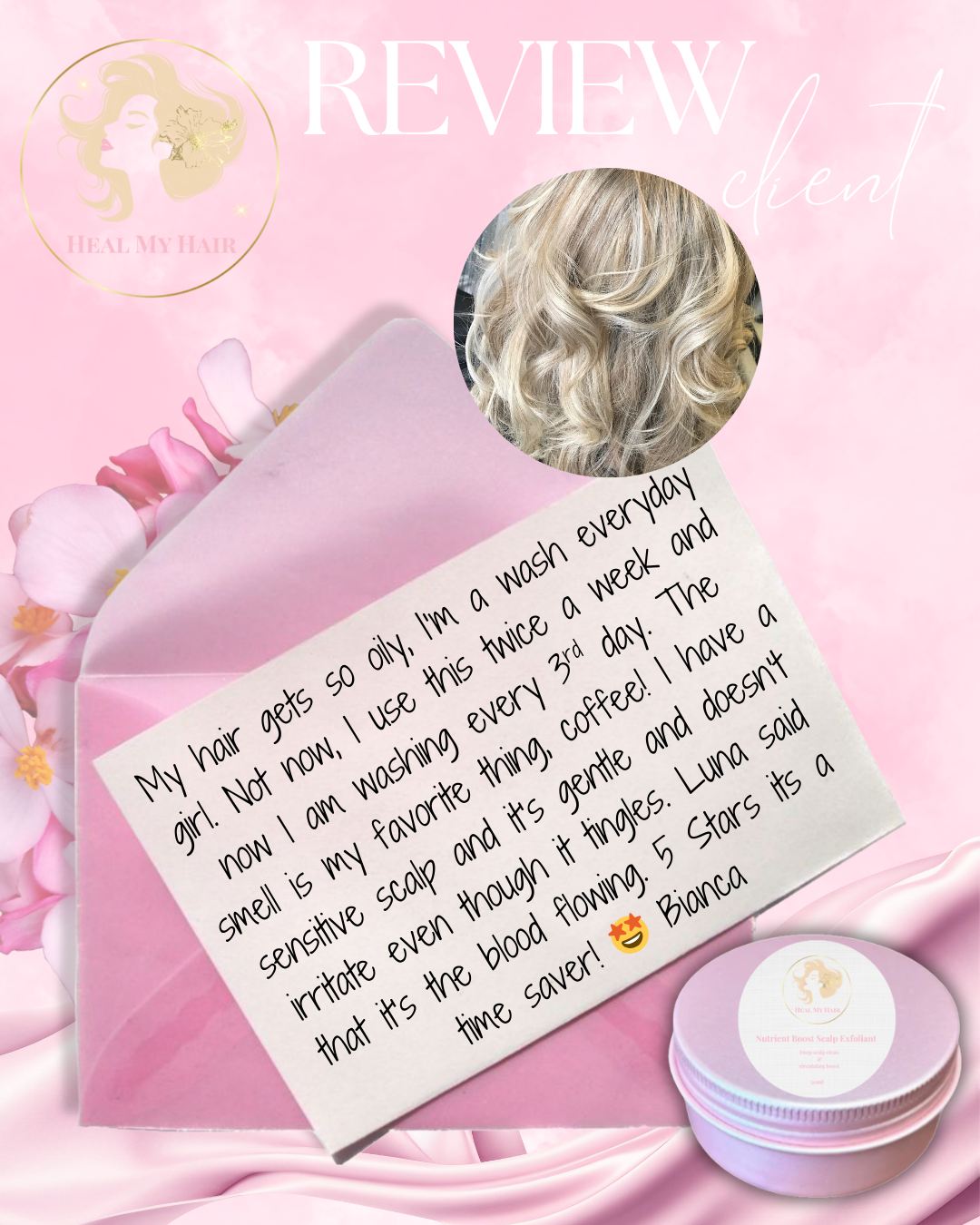 Nutrient Boost Scalp Exfoliant – Organic Scalp Care | Heal My Hair