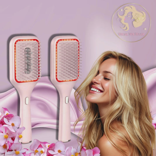 Infrared Oil‑Dispensing Scalp Massage Detangle Brush | Heal My Hair